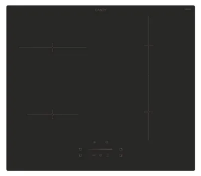 Produktbild von Candy Idea CTP643C/YEP, Schwarz, Integriert, 59 cm, Zonen-Induktionskochfeld, Glaskeramik, 4 Zone(n)