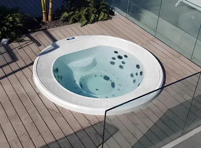 Produktbild von Massagebad Outdoor-Spa Whirlpool Hot Tub Blubberbad Hydromassagewanne 240x240cm