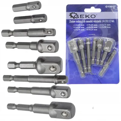 Produktbild von XL-Tools BITU12 Stecknuss-Adapter-Set 8-teilig 1/4 Zoll