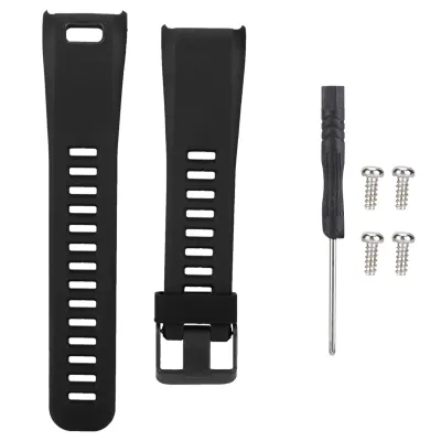 Obrázek produktu pro Náhradní silikonový sportovní náramek pro Garmin Vivosmart HR (černý)