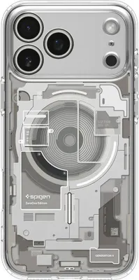 Produktbild von Spigen Ultra Hybrid (MagFit) Neo One, Cover, Apple, iPhone 17 Pro, 16 cm (6.3"), Schwarz, Transparent