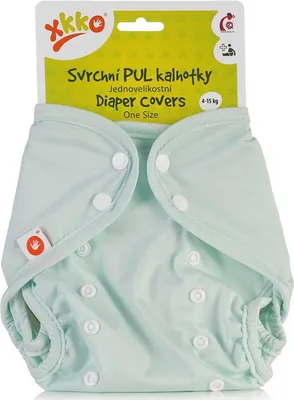 Produktbild von xkko Newborn Überhose Klett Pastel Mint