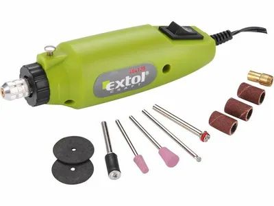 Zdjęcie produktu dla EXTOL CRAFT 404120 Mini wiertarka/szlifierka z transformatorem
