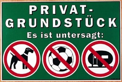 Produktbild von Verbotsschild - PRIVATGRUNDSTÜCK - Gr. ca. 60 x 40 cm - 308850