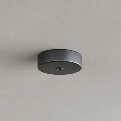 Produktbild von s.luce Schnell-Montage Metall Lampen-Baldachin Weiß