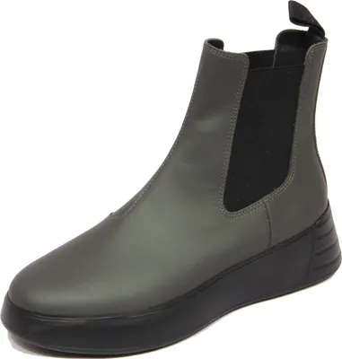 Produktbild von H2076 beatles donna HOGAN Frau REBEL H562 CHELSEA Stiefel grün