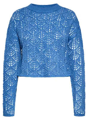Image de Pull pour femme - bleu, taille S