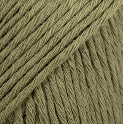 Image de Fil à tricoter Drops Coton Light Uni Colour 12 Green Khaki