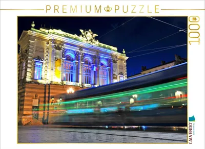 Produktbild von CALVENDO Puzzle Montpellier Straßenbahn | 1000 Teile Lege-Größe 64x48cm Foto-Puzzle für glückliche Stunden