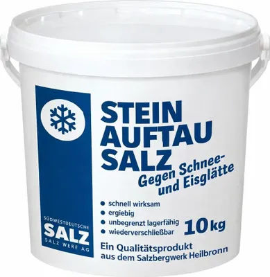 Obrázok produktu pre Quick Tau – posypový materiál proti ľadu a snehu – posypová soľ 10 kg vedro
