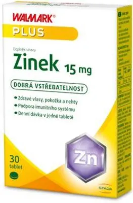Zdjęcie produktu dla Walmark Cynk 15 mg, organiczny cynk, 30 tabletek