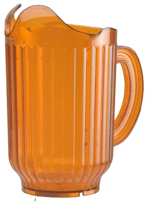 Polycarbonat-Karaf, Bernstein, 1,8 l, kratzfest