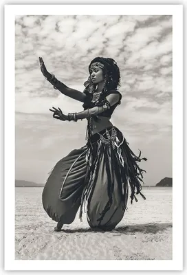 Produktbild von Poster - Poster ohne Rahmen - Tänzer Folk Oriental - 61x91,5 cm - Wand Bild - Wanddeko - Wandbilder - Kunstposter - Wandposter - Bilder - Kunstdruck - Wanddekoration - Wandbild - P2XPA61x91-4445