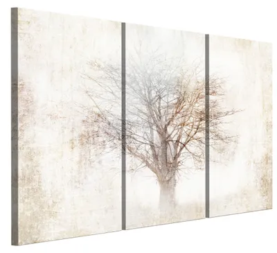 Produktbild von LUMASOUL Leinwand Bilder, Leinwandbild Natur Motiv, Wandbilder Holzrahmen, Bilder 90x60cm Baum Baum 07