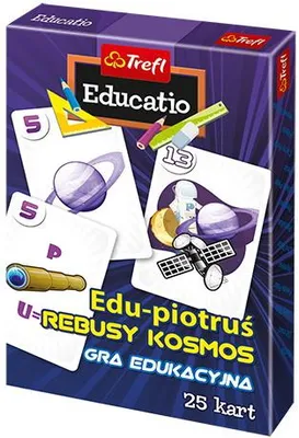 Obrázok produktu pre Hracie karty Piotruś Kosmos Rebusy pre deti Muduko