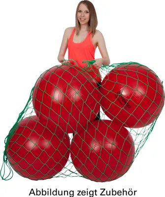 Produktbild von Ballnetz für 4 Gymnastikbälle Aufbewahrungshilfe Transporttasche Aufhängung GRÜN