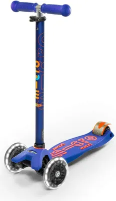 Produktbild von Maxi Micro Deluxe LED Kinderroller, Farbe:blue