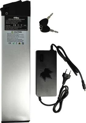 Produktbild von vhbw Akku kompatibel mit LLobe City 3, City II, CitySport 2, FML 810, FML 830 E-Bike Elektrofahrrad (10,5 Ah, 36 V, Li-Ion) - Schwarz Silber