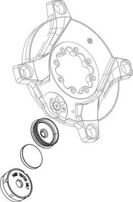 Immagine prodotto di Copribatteria Quarq Red Axs E1