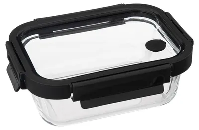 Produktbild von Glasbehälter für Lebensmittel mit luftdichtem Deckel, transparent