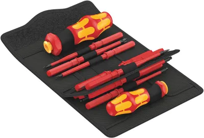 Image de Jeu de tournevis KK Turbo i Imperial 1 16 pces. avec cl. interchangeable VDE isol.WERA