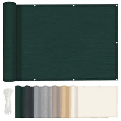 Immagine prodotto di Schermo per balcone, dimensioni 100x400 cm, protezione UV e antivento per giardino