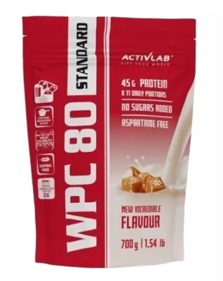 Zdjęcie produktu dla WPC 80 Standard 700g, koncentrat białka serwatkowego - słony karmel Activlab