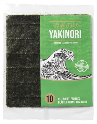 Image de Yama Gedroogd Zeewier Pack de 10, 26 g - Snack naturel, riche en minéraux