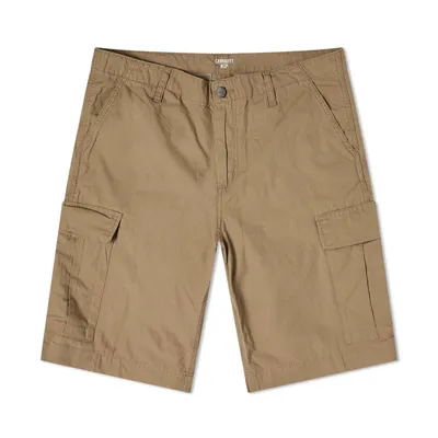 Produktbild von Carhartt WIP Regular Cargo Short Leather Shorts Braun I028246_8Y_02