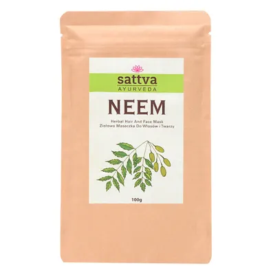 Immagine prodotto di Sattva, Maschera per capelli e viso alle erbe di Neem, 100 g