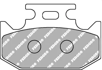 Produktbild von FERODO Bremsbeläge Satz Hinten für YAMAHA MOTORCYCLES DT FDB659SG