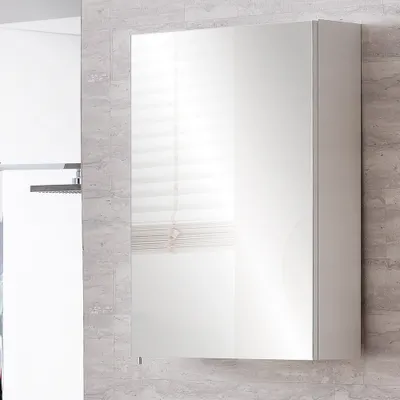 Produktbild von Spiegelschrank CORATO-80 in Weiß, B/H/T: ca. 50/70,7/15,85 cm