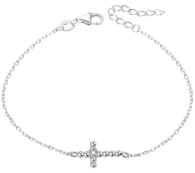 Image de Bracelet en argent avec croix AGB580/21