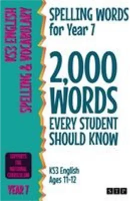 Produktbild von Spelling Words for Year 7