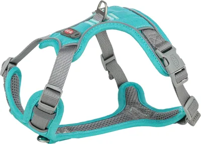 Produktbild von TRIXIE Premium Active Geschirr - aqua - 35–50 cm/15 mm