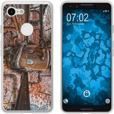 Produktbild von PhoneNatic Case kompatibel mit Google Pixel 3 Silikon-Hülle Urban M1