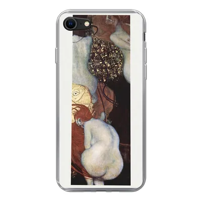 Produktbild von MuchoWow® Handyhülle Schutzhülle Hülle für iPhone SE 2022 Goldfisch - Gustav Klimt Silikon Softcase Handy Hülle - Schutzhülle