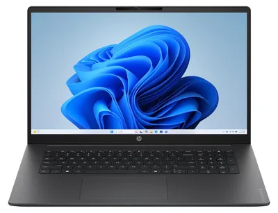 Image de Ordinateur portable HP OmniBook 3 AI 17-dn0000nw, processeur AMD Ryzen™ 7, écran 43,9 cm (17,3 pouces), résolution 1920 x 1080 pixels, 24 Go de mémoire, disque SSD de 512 Go, système d'exploitation Windows 11 Home