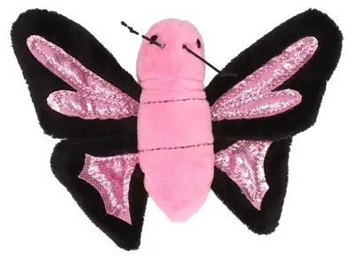 Produktbild von Nature Planet Pluschschmetterling - rosa - 10 cm - weiches Kuscheltier - Schmetterlingskuscheltiere