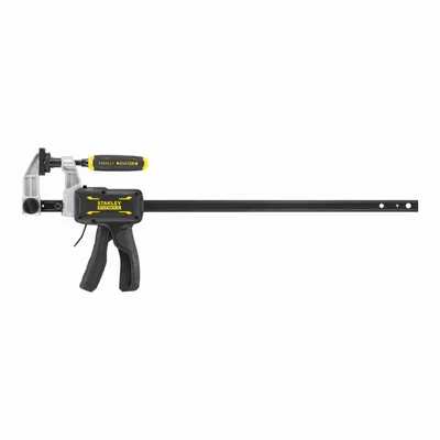 Produktbild von STANLEY Einhandzwinge FatMax Hybrid, Schraubzwinge, Klemmzwinge, Spannzwinge, Hybrid-Zwinge, Spannkraft bis zu 374 kg Größe:600 mm