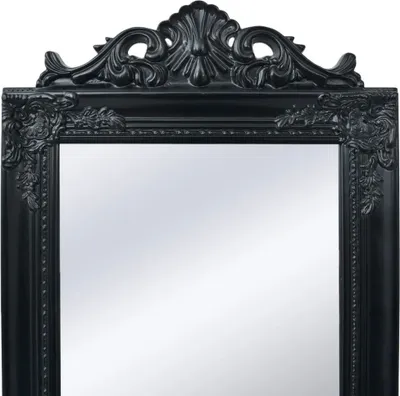 Produktbild von vidaXL Stojící zrcadlo v barokním stylu 160x40 cm černé