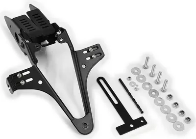 Image de ZIEGER Basic Support de plaque d'immatriculation compatible avec Aprilia SMV 750 Dorsoduro BJ 2008-11