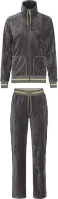 Produktbild von Esmara Damen Nickianzug Hausanzug Wellnessanzug Grau XS 32/34