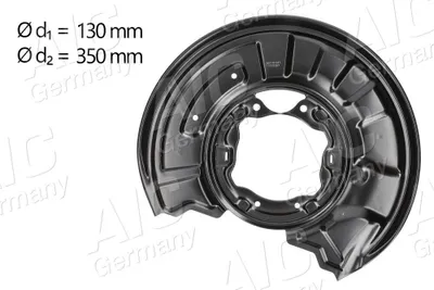 Produktbild von AIC Spritzblech Bremsscheibe passend für MERCEDES-BENZ C-Klasse Limousine (W204) Hinten Rechts 56178 Ankerblech
