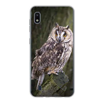 Produktbild von MuchoWow® Handyhülle Schutzhülle Hülle für Samsung Galaxy A10 Eule - Nahaufnahme - Baum Silikon Softcase Handy Hülle - Schutzhülle