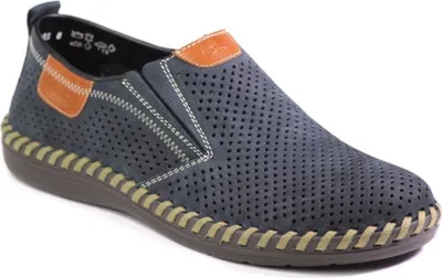 Produktbild von Rieker fsk herren halbschuhe Slipper dunkelblau in Gr. 43