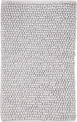 Produktbild von Kleine Wolke Badteppich BRAVA Silbergrau 60 x 100 cm