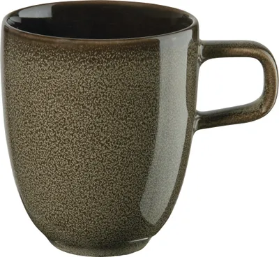 Produktbild von ASA Selection kolibri chestnut Henkelbecher, Henkel Becher, Kaffeebecher, Tasse, Porzellan, Braun, 300 ml, 25414250