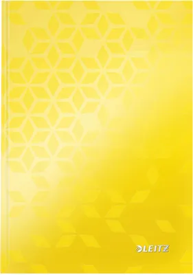 Produktbild von Leitz 46271016, Muster, Gelb, A5, 80 Blätter, 90 g/m², Liniertes Papier