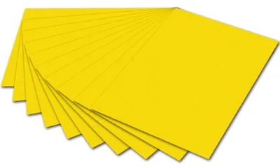 Produktbild von folia Fotokarton bananengelb 50x70cm